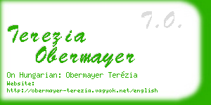 terezia obermayer business card